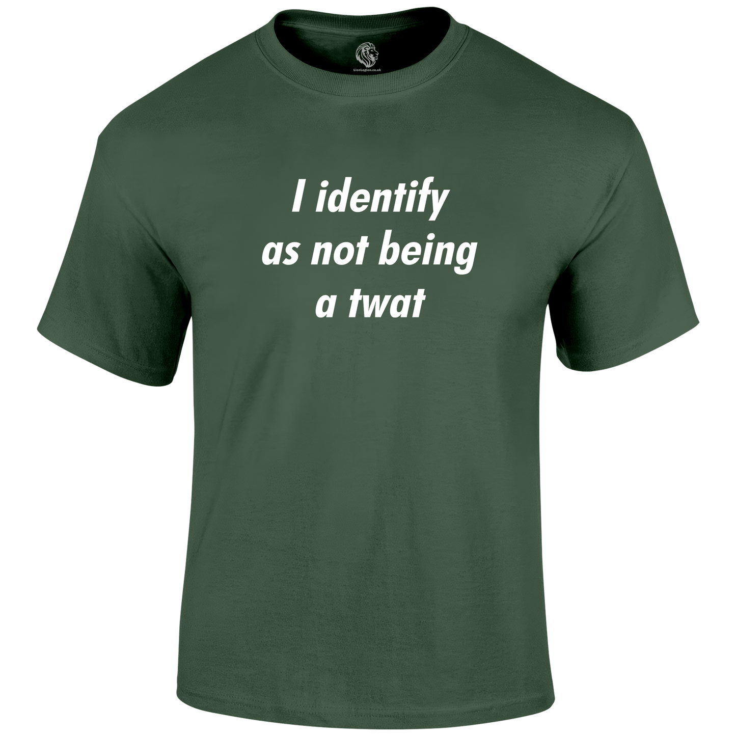 I Identify As Not Being T Shirt by Lion Legion 
