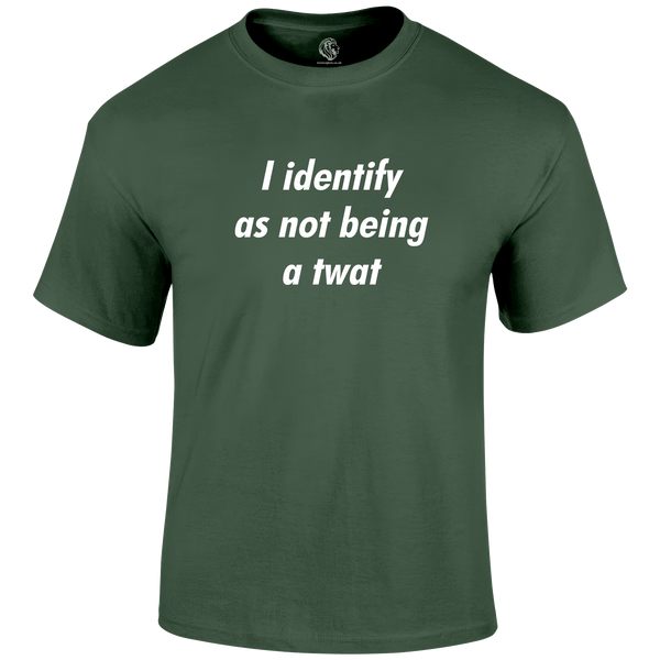 I Identify As Not Being T Shirt by Lion Legion 