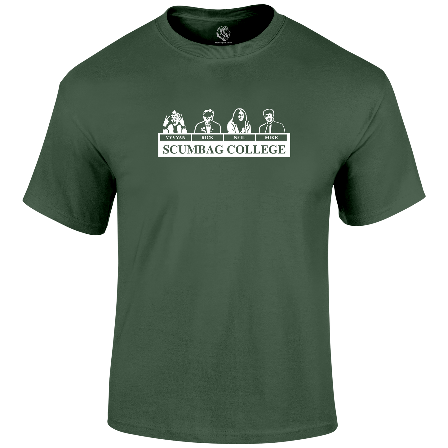 Scumbag College Funny T Shirt by Lion Legion 