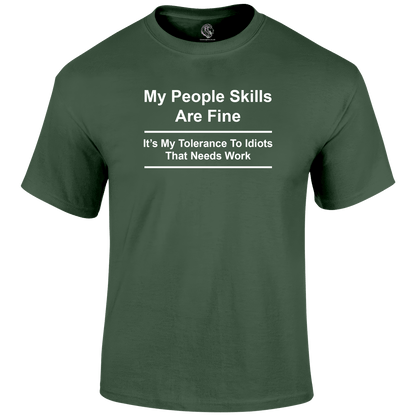 People Skills T Shirt by Lion Legion 