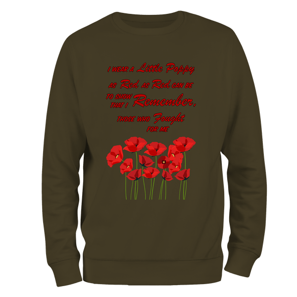 Red As Red Can Be Remembrance Day Sweatshirt by Lion Legion 