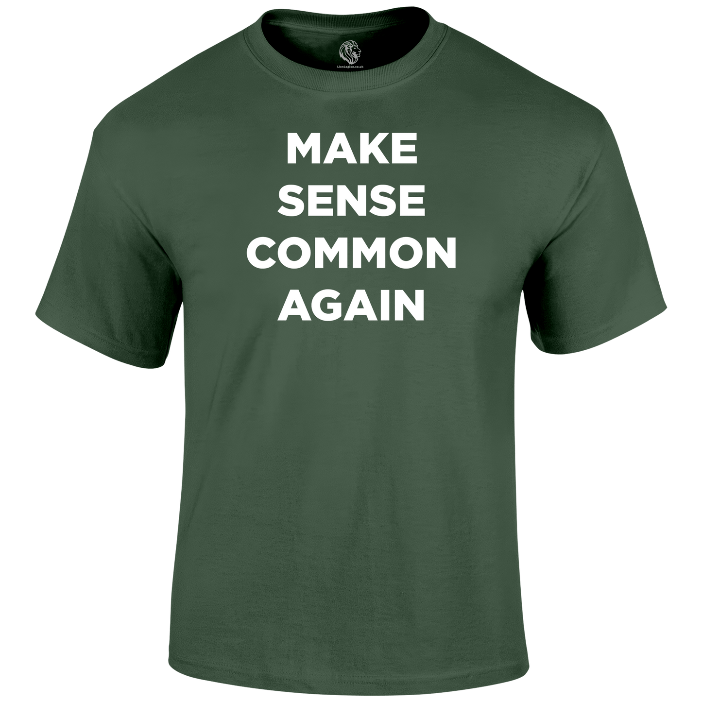 Common Sense Funny T Shirt by Lion Legion 