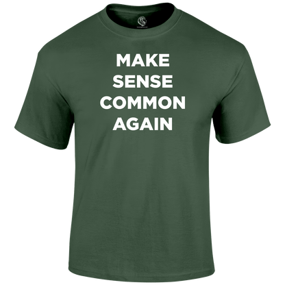 Common Sense Funny T Shirt by Lion Legion 