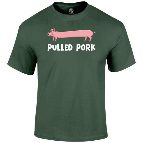 Pulled Pork Funny T Shirt by Lion Legion 