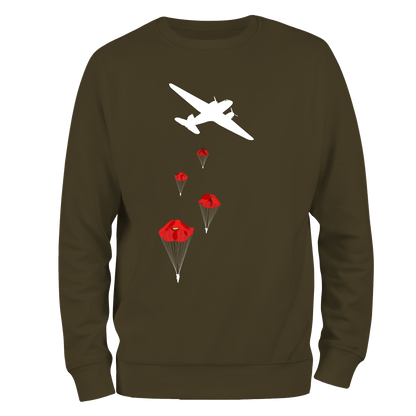 Poppy Drop Remembrance Sweatshirt by Lion Legion 