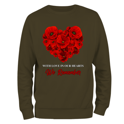 With Love Remembrance Sweatshirt by Lion Legion 