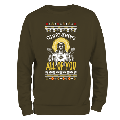 Disappointments Christmas Jumper by Lion Legion 