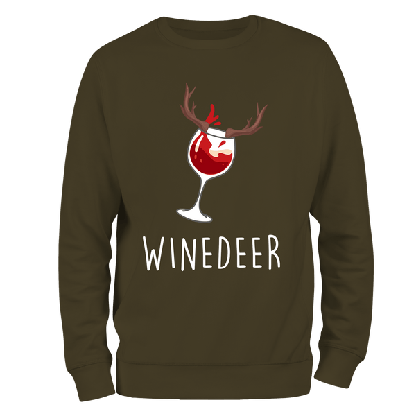 Winedeer Christmas Jumper by Lion Legion 
