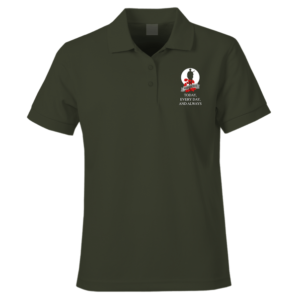Always WW2 Remembrance Day Polo Shirt by Lion Legion 