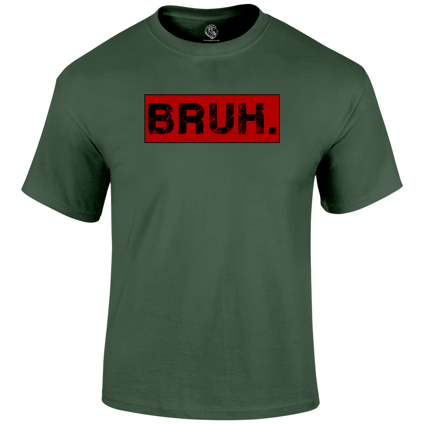 Bruh Funny T Shirt by Lion Legion 
