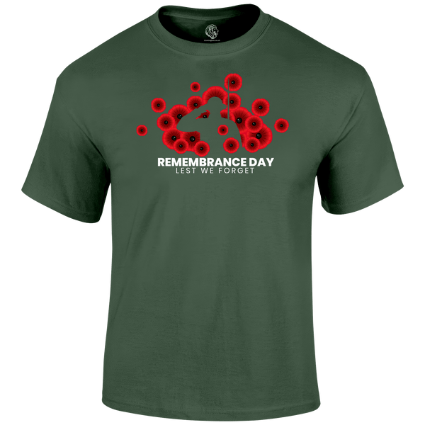 Remembrance Day T Shirt by Lion Legion 