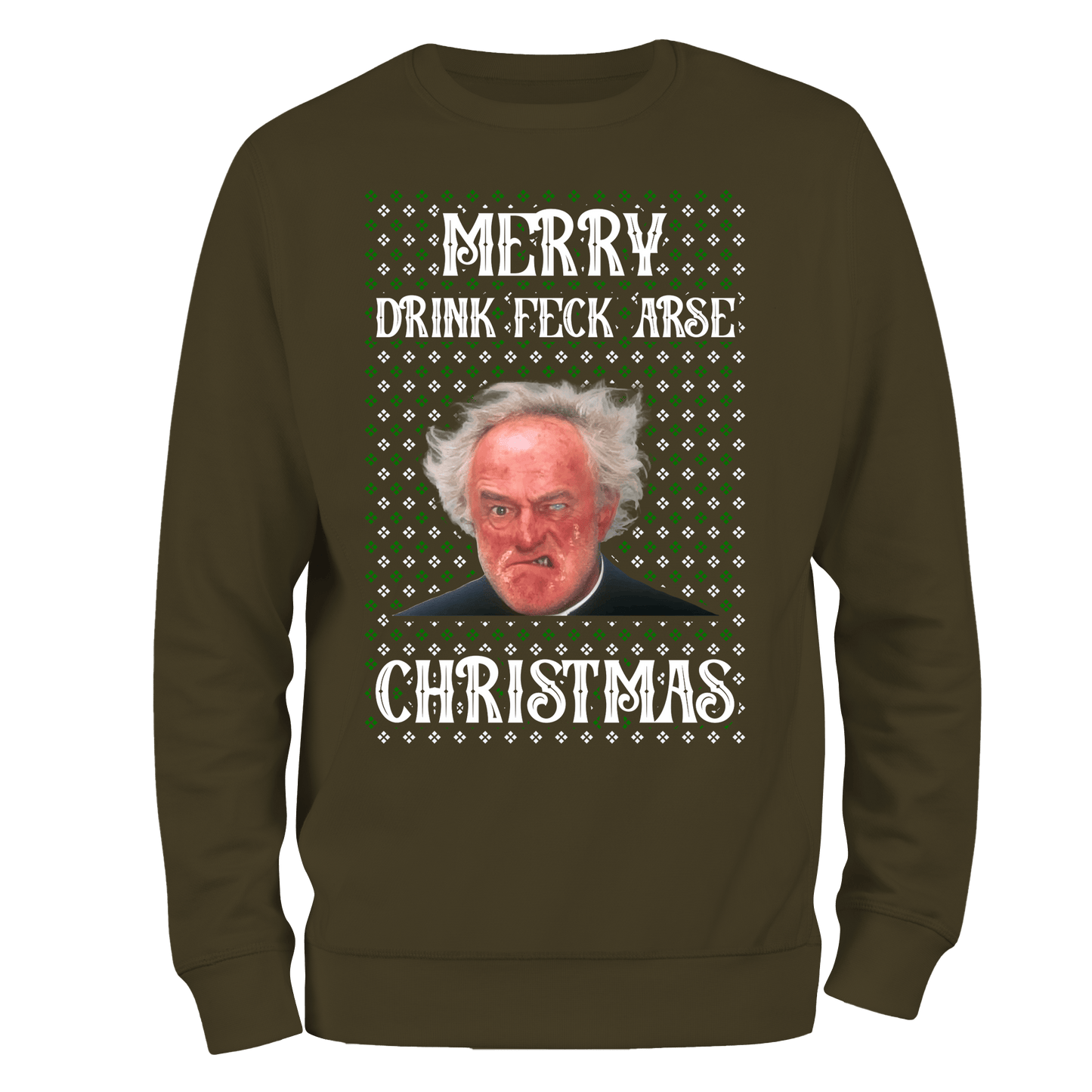 Father Jack Christmas Jumper by Lion Legion 