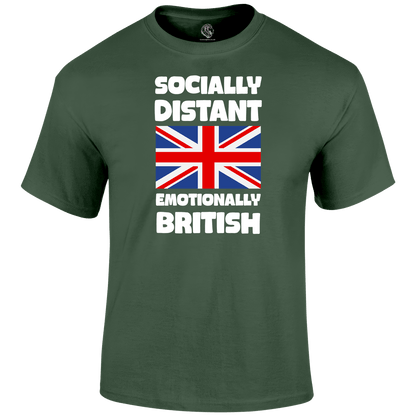 Emotionally British Patriotic T Shirt by Lion Legion 