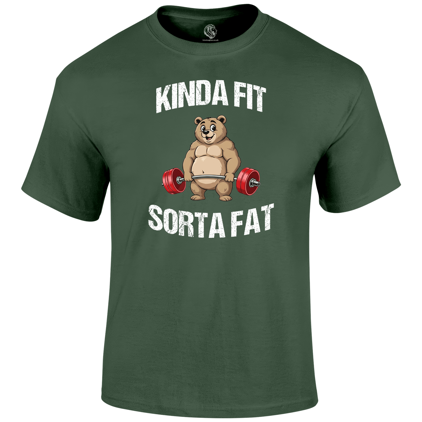 Kinda Fit Funny T Shirt by Lion Legion 