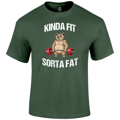 Kinda Fit Funny T Shirt by Lion Legion 