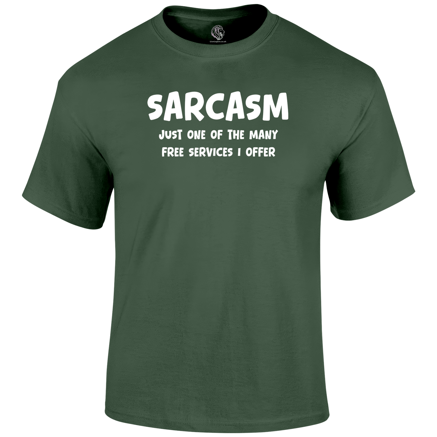Free Services Funny T Shirt by Lion Legion 