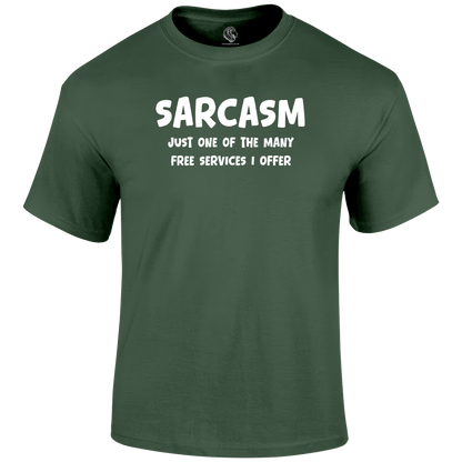 Free Services Funny T Shirt by Lion Legion 