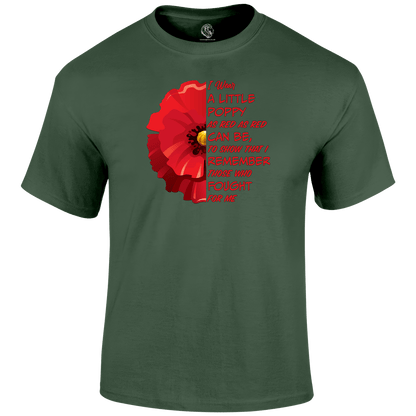 Little Poppy Remembrance T‑Shirt by Lion Legion 