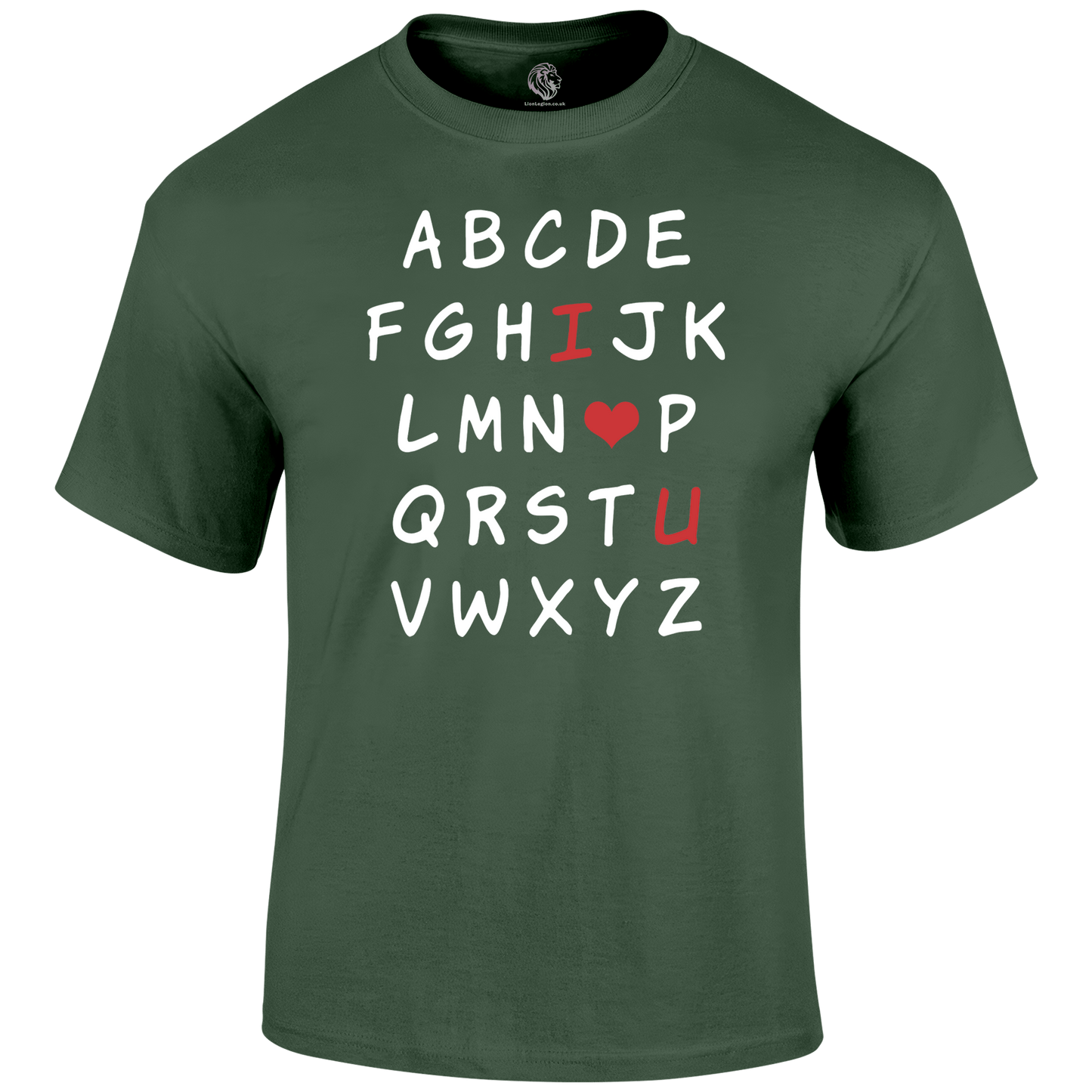 Valentine Alphabet Valentine's Day T Shirt by Lion Legion 
