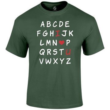 Valentine Alphabet Valentine's Day T Shirt