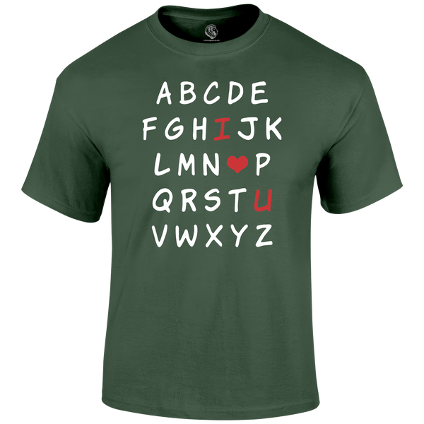 Valentine Alphabet Valentine's Day T Shirt by Lion Legion 