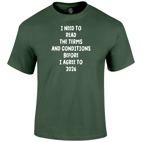 2026 terms Funny T Shirt by Lion Legion 