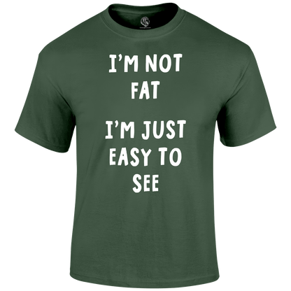 Not Fat Funny T Shirt by Lion Legion 