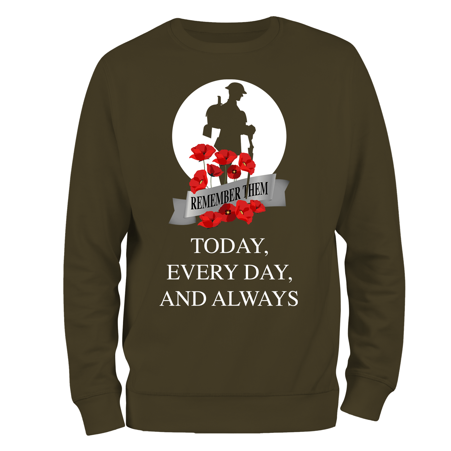 Always WW1 Remembrance Day Sweatshirt by Lion Legion 