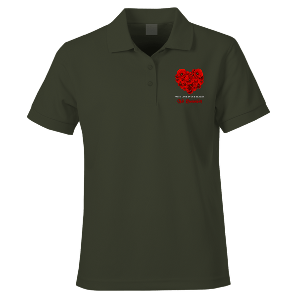 With Love Remembrance Polo Shirt by Lion Legion 