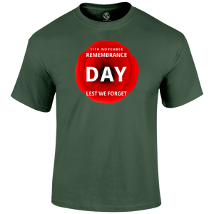 11th November Remembrance Day T Shirt