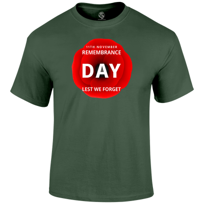 11th November Remembrance Day T Shirt by Lion Legion 