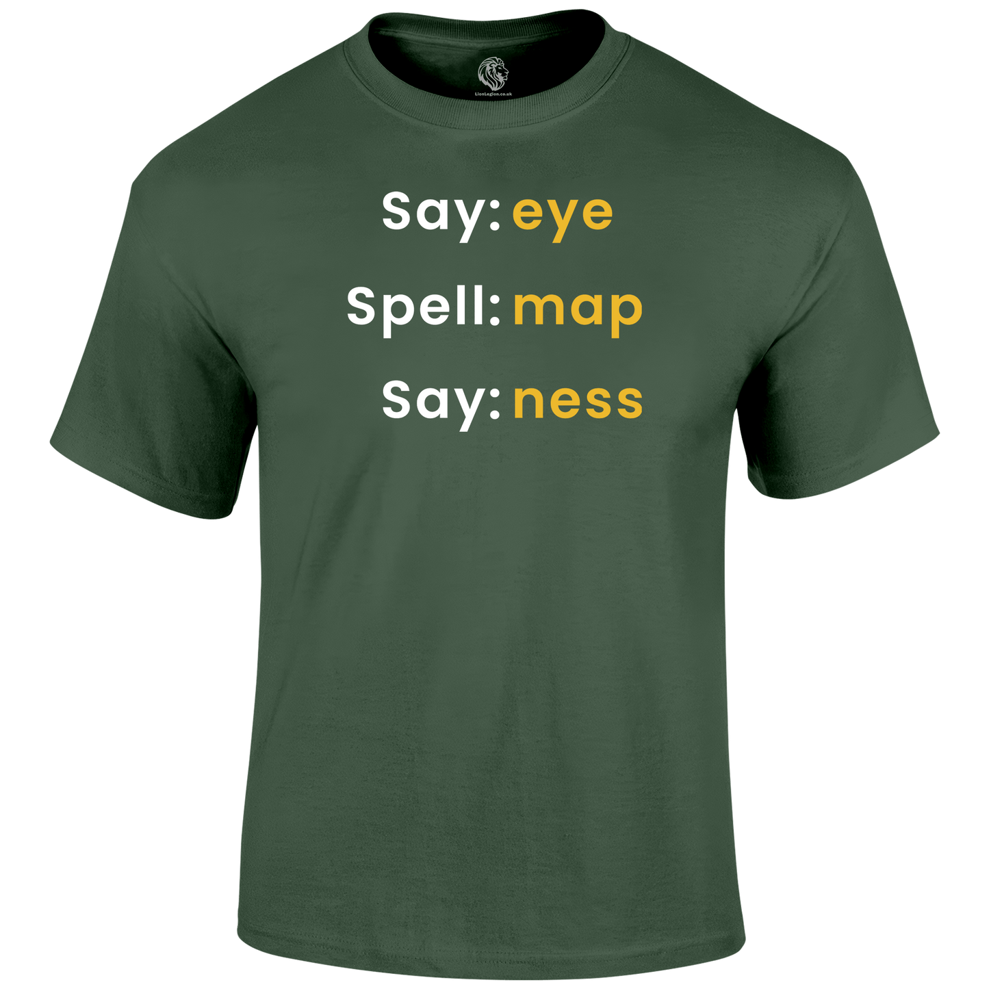 Say Eye Funny T Shirt by Lion Legion 