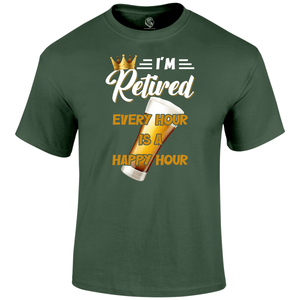 Happy Retirement Funny T Shirt by Lion Legion 