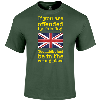 Wrong Place Patriotic T Shirt by Lion Legion 