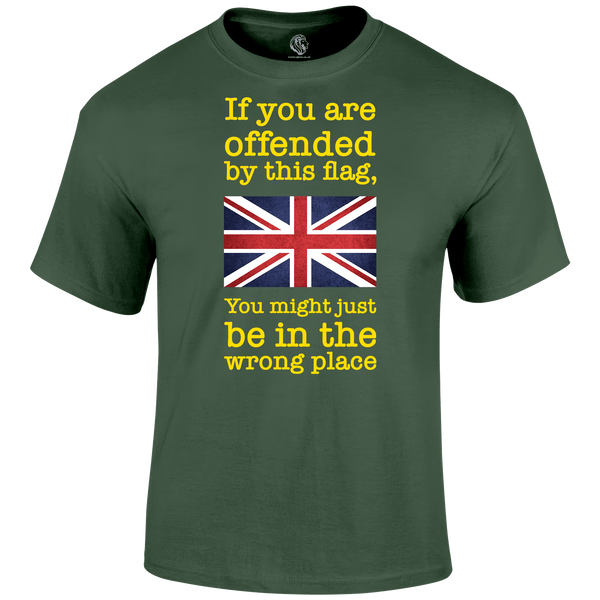 Wrong Place Patriotic T Shirt by Lion Legion 