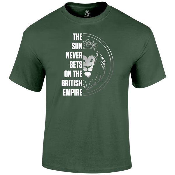 Sun Never Sets Patriotic T Shirt by Lion Legion 