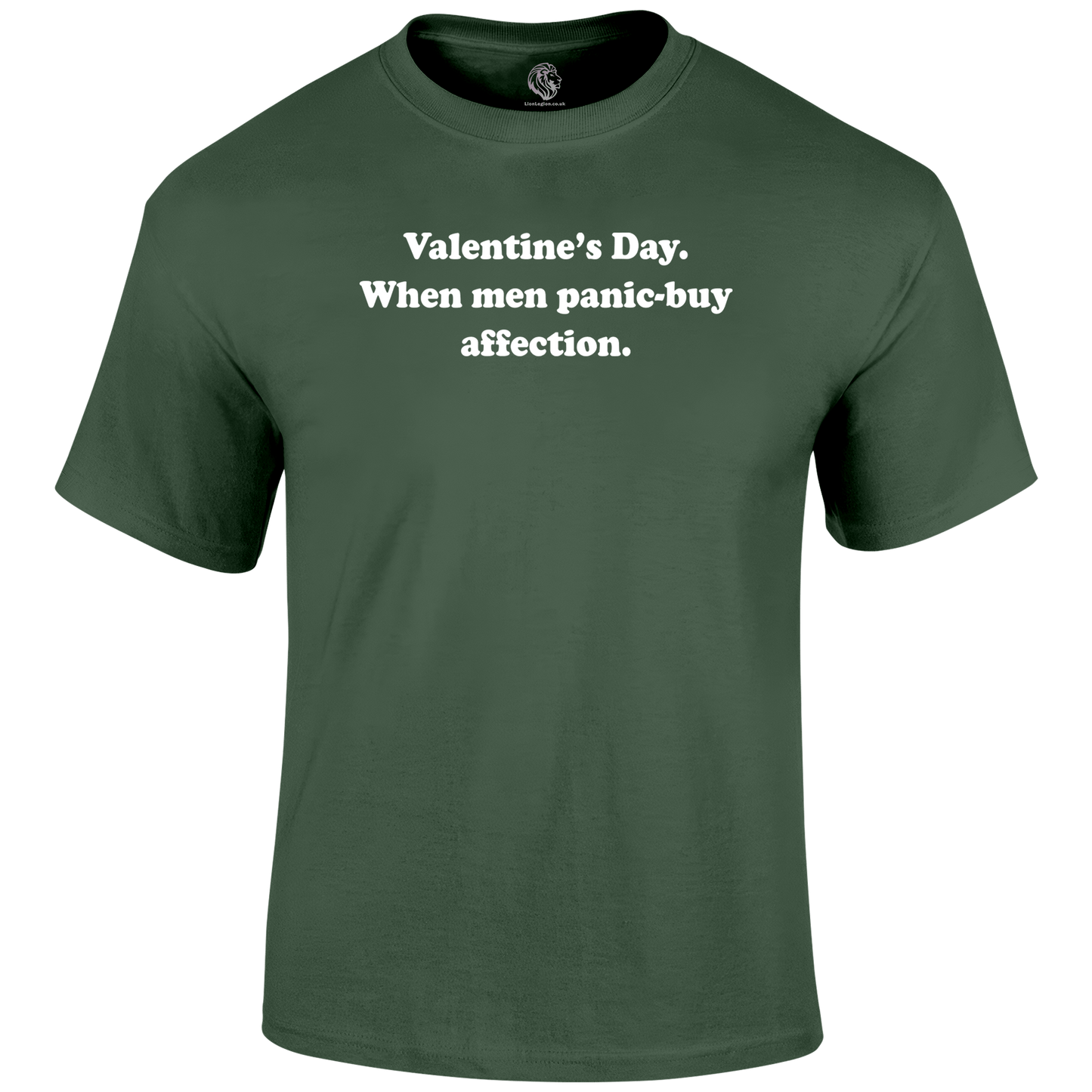 Panic Buying Valentine's Day T Shirt by Lion Legion 