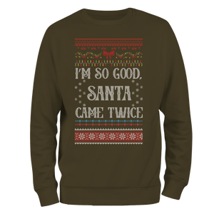 Came Twice Christmas Jumper