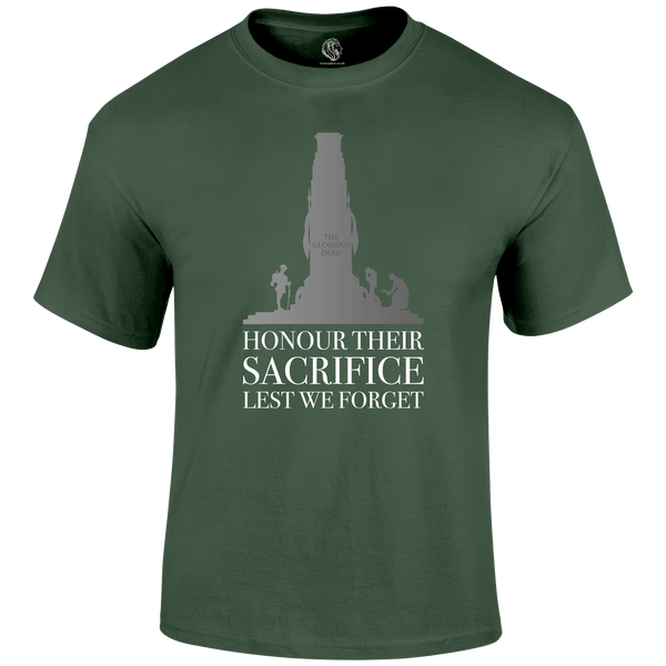 Honour Remembrance T Shirt by Lion Legion 