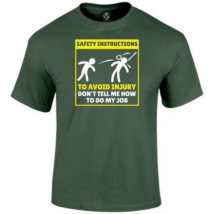 My Job Funny T Shirt by Lion Legion 