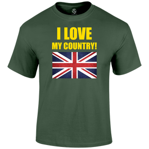 I Love My Country Patriotic T Shirt