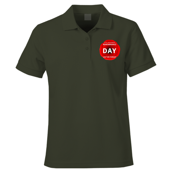 11th November Remembrance Day Polo Shirt by Lion Legion 