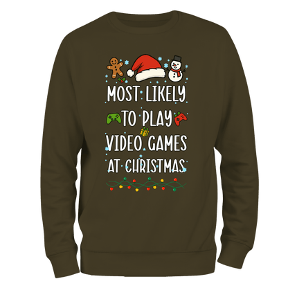 Video Games Xmas Jumper by Lion Legion 