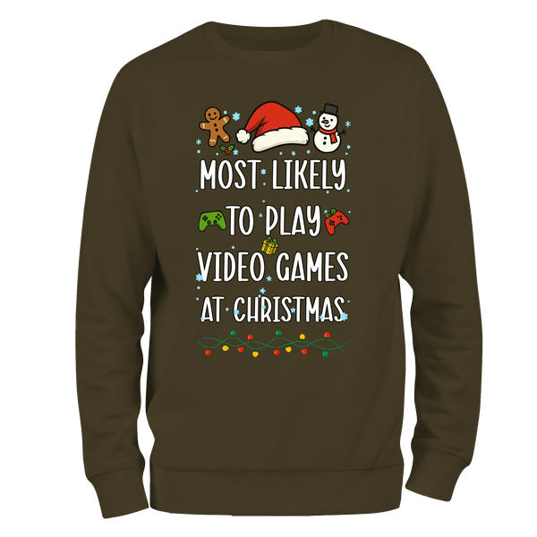 Video Games Xmas Jumper by Lion Legion 
