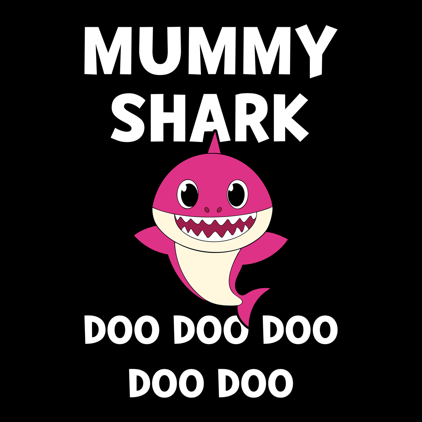 Mummy Shark Funny T Shirt by Lion Legion 