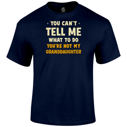 Not My Granddaughter T Shirt by Lion Legion 
