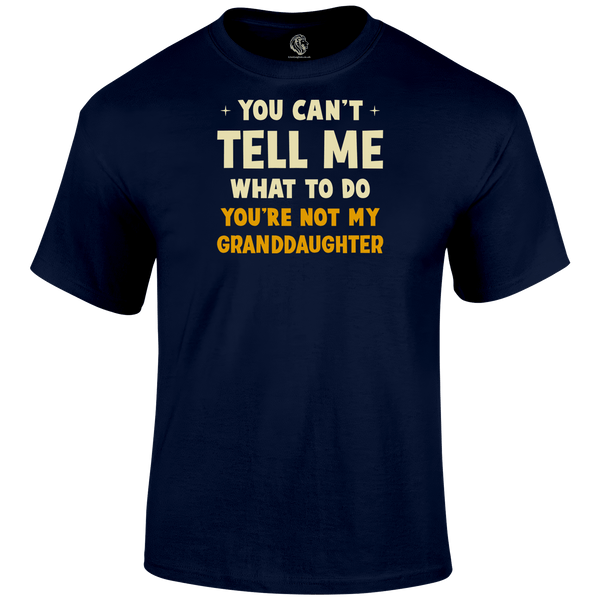 Not My Granddaughter T Shirt by Lion Legion 