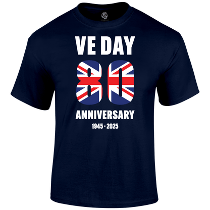 VE Day 80th T Shirt by Lion Legion 