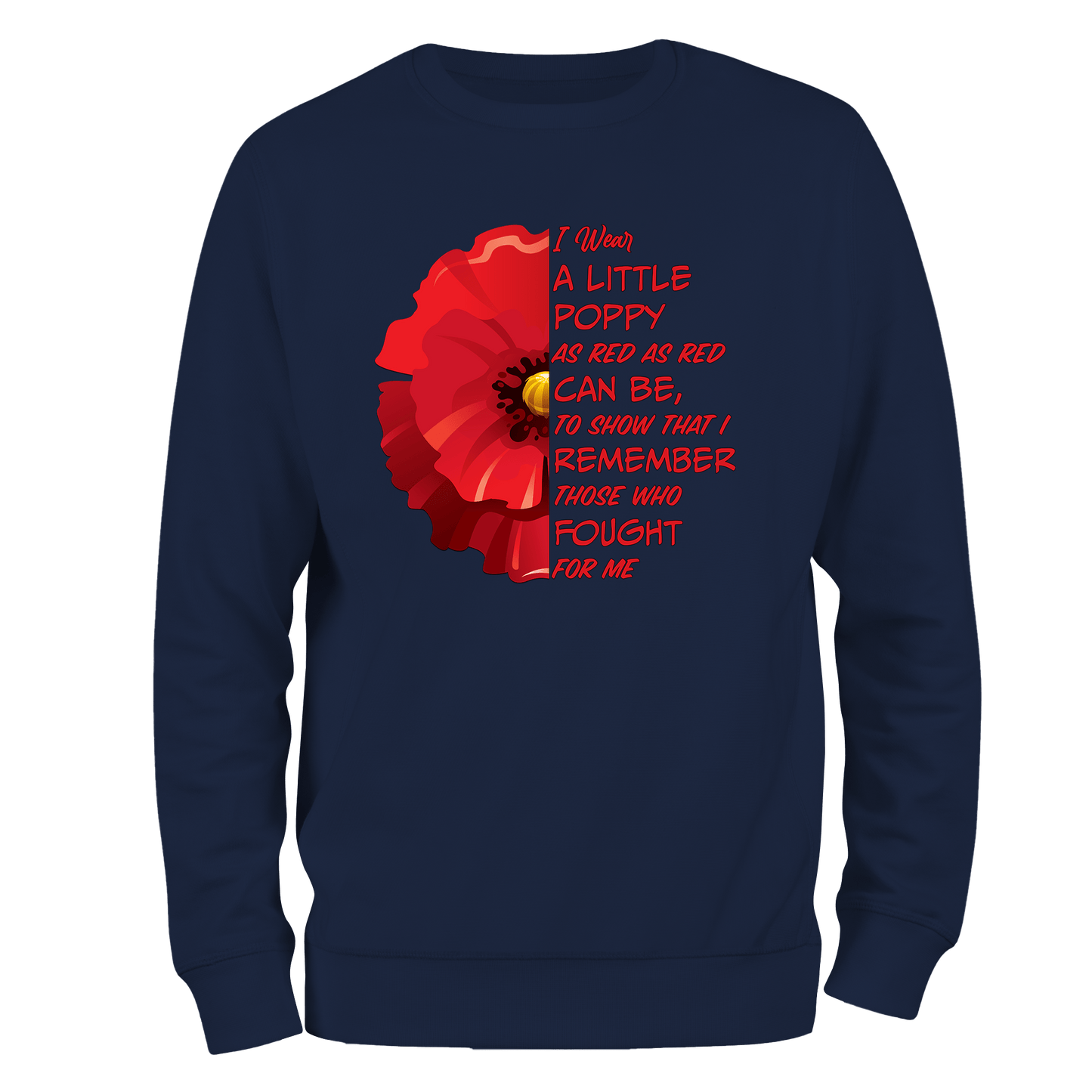 Little Poppy Remembrance Sweatshirt by Lion Legion 