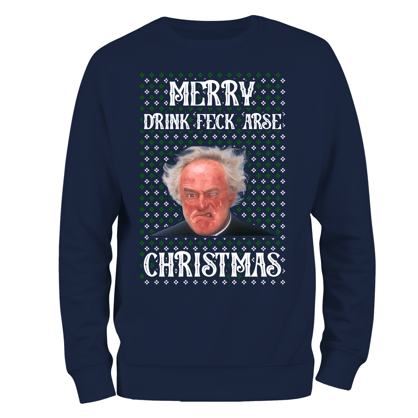 Father Jack Christmas Jumper by Lion Legion 